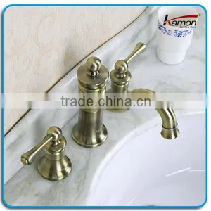 Three Way Antique Copper Basin Faucet thumbnail-2