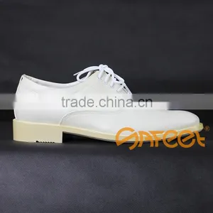 2016 Hot Selling Good Quality and Price Safety Boots White and Navy White Dress Shoes and Parade Shoes Manufacturer (SA-6101) thumbnail-1