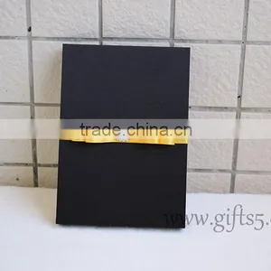 Handmade Black Wedding Invitation Packaging Boxes thumbnail-4