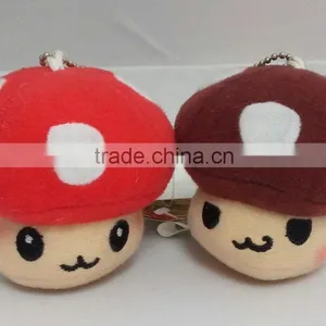 Small Plush Mushroom Key Chain thumbnail-1