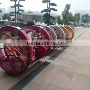 Kiddie Le Bar Car Rides/Swing and 360 Wheel Balance Trailer Mounted Small Amusement Rides thumbnail-5