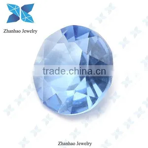 Rough Uncut Blue Glass Synthetic Gemstones for Dresses thumbnail-1