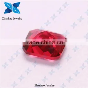 Express Rough Synthetic Red Glass Gemstones for Wedding Dresses thumbnail-1