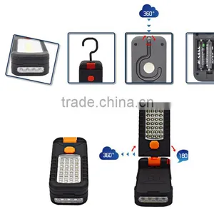 Sales Promotion Super Bright 28+4LED Work Light 32LED Lamp With Folding Hook and Magnetic thumbnail-3