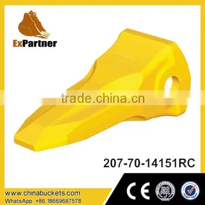 Steel Casting Rock Bucket Teeth for Excavator 207-70-14151RC thumbnail-1