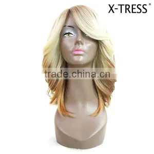 Synthetic Blend Best Seller Good Quality High Tempreture Fibre Heat Resistance Hair Wig 2016 thumbnail-3