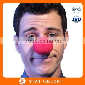 Factory Promotional Cheap Carnival Party Clown Red Sponge Foam Nose thumbnail-4