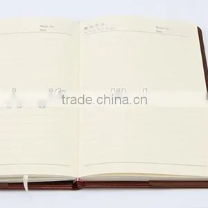 Customized Print Promotional Business PU Leather Recycled Notebook thumbnail-2