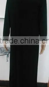 Factory Direct Abaya Dress Muslim Black R-MA521# thumbnail-4