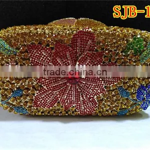 Wedding Crystal Handbag With Rhinestone in Very Pretty Appearance Durable in Use thumbnail-6