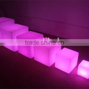 2015 New Invention Color Changing Rechargeable Led Cube,led Cube Light for Bar,cafe,garden,home Decoration thumbnail-2
