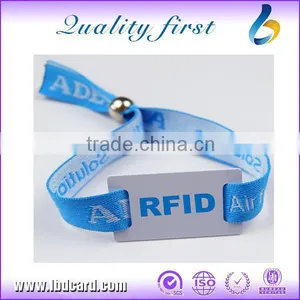 High Quality Custom RFID Nylon Bracelet, Woven Bracelets Manufacturer thumbnail-1
