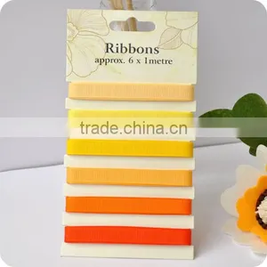 Polyester Ribbon, Grosgrain Ribbon , Ribbon Sets, Scrapbooking Ribbon, Ribbon for Bowing thumbnail-1