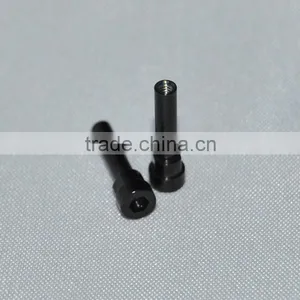 Stainless Steel 316 Black PVD Plated Long Lock Nut for Earphone thumbnail-1