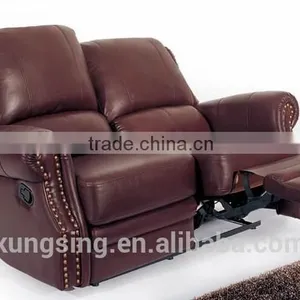 Italy Leather Electric Double Recliner Sofa thumbnail-1