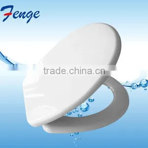 High Quality Sanitary Ware Bathroom White Round Duroplast 17'' Toilet Seat thumbnail-1