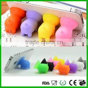 2016 Adhesive Silicone Colorful Phone Holder With Winder thumbnail-2