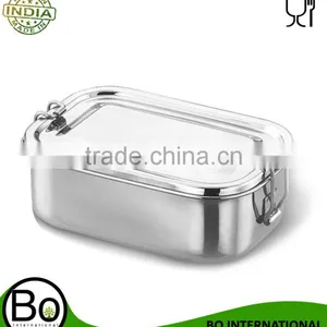 Stainless Steel Capsule Lunch Box160x102x55 mm thumbnail-2