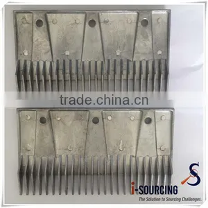 China Made 22 Teeths Aluminium Alloy Escalator Comb Plate thumbnail-3