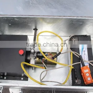 Galvanised 10x6 Tandem 3 Ton Hydraulic Tipper Tipping Box Trailer(Brand New Farm Uses) thumbnail-6