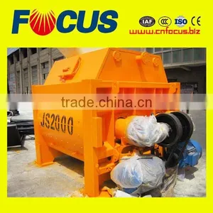 High Productivity JS2000 Twin Shaft Concrete Mixer thumbnail-2