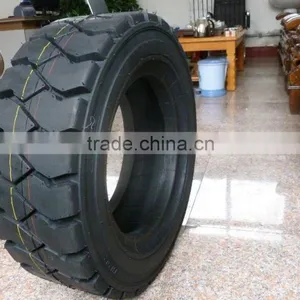 China Factory Price Skid Steer Solid Forklift Tire 6.50-10 7.00-12 thumbnail-4