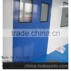 High Density Polyethylene Insulated Sandwich Whisper Panel Lift Garage Door Made in China for Ivory Coast Ghana Togo Benin thumbnail-3