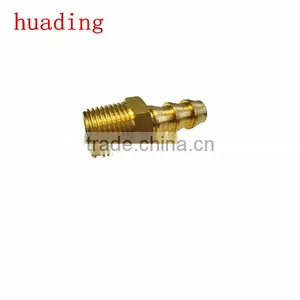 Brass Threaded Connector , Brass Connector With Sleeve for Rubber Hose Male, 1/8"-3/4" ID(mm)6mm 8mm 10mm 12mm thumbnail-1