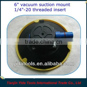 6" Pump Suction Cup Mount With 1/4"-20 Thread Insert thumbnail-1