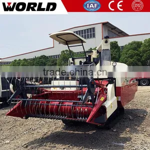 65HP WORLD Brand 4LZ-3.0 Mini Paddy Rice Soybean Combine Harvester for Sale thumbnail-6