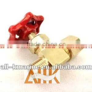 Brass Needle Straight Valves With Ring Joint Nut and Male Thread thumbnail-1