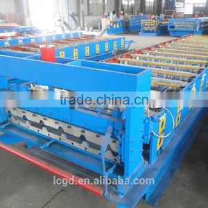 Prepainted Trapezoidal Roofing Sheet Making Forming Machine thumbnail-1