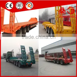 for Big Machine Semi Truck Trailer Hot Wheels Truck and Trailer 3 Axle Extentable Low Bed Trailer thumbnail-2