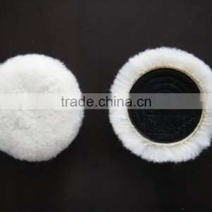 Lambskin Polishing Bonnet,wool Bonnet,wool Buffing Pad thumbnail-1