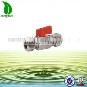 Mini Brass Kitz Ball Valve With Double Union thumbnail-1