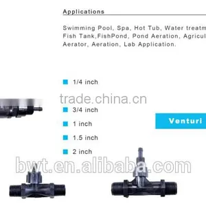 PVDF Ozone Venturi Tube Ozone Water Mixer for Water Treatment thumbnail-2