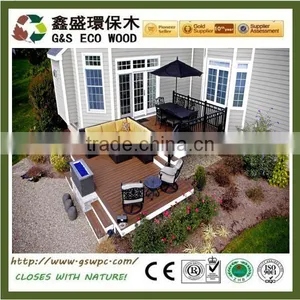 Terrace Composite Hollow Decking High Quality Wpc Crack-resistant Decking thumbnail-1