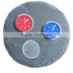 Natural Slate Tealights Candle Holder thumbnail-1
