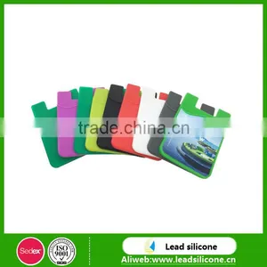 2015 Hot Sale Customisable Logos Printable Silicone Card Cover thumbnail-1