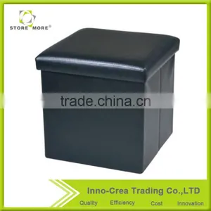 Wholesale Durable Colourful Folding Pu Leather Ottoman thumbnail-4