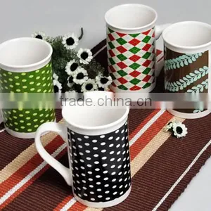 350ml Customized Decal Printing Ceramic Mug Full Wrap Printing Ceramic Mug thumbnail-2