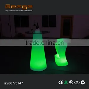 Led Glass Bar Table Party Cocktail Tables Wholesale Led Bar Desk thumbnail-5
