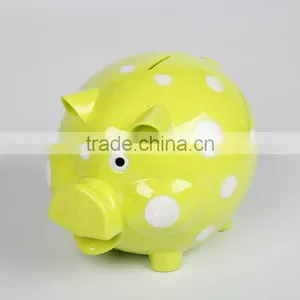 Pretty Plastic Piggy Coin Bank thumbnail-2