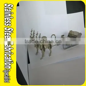 Horse Sculpture Carving Products Stainless Steel Metal Artwork Crafts thumbnail-1