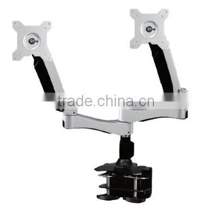 MONITOR SPRING ARM Two Extension Desk Double LCD Monitor Spring Arm thumbnail-1