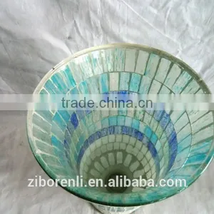 Mosaic Cheap Antique Blown Glass Vases thumbnail-2