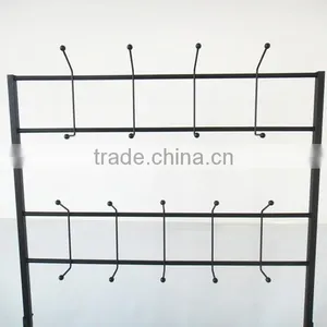 Entryway Coat Hook Hanger Shelves Mud Room Shoe Organizers Storage Holder Rack Clothes Rack thumbnail-5