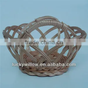 Factory Recycled Plastic Woven Fruit Basket thumbnail-1
