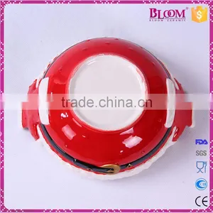 Big Christmas Gift Decoration Ceramic Soup Bowl thumbnail-6