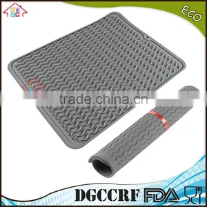 NBRSC Silicone Dishes Drying Mat Draining Mat for Kitchen Counter Dish Dryer Mat For Dish Drying thumbnail-3